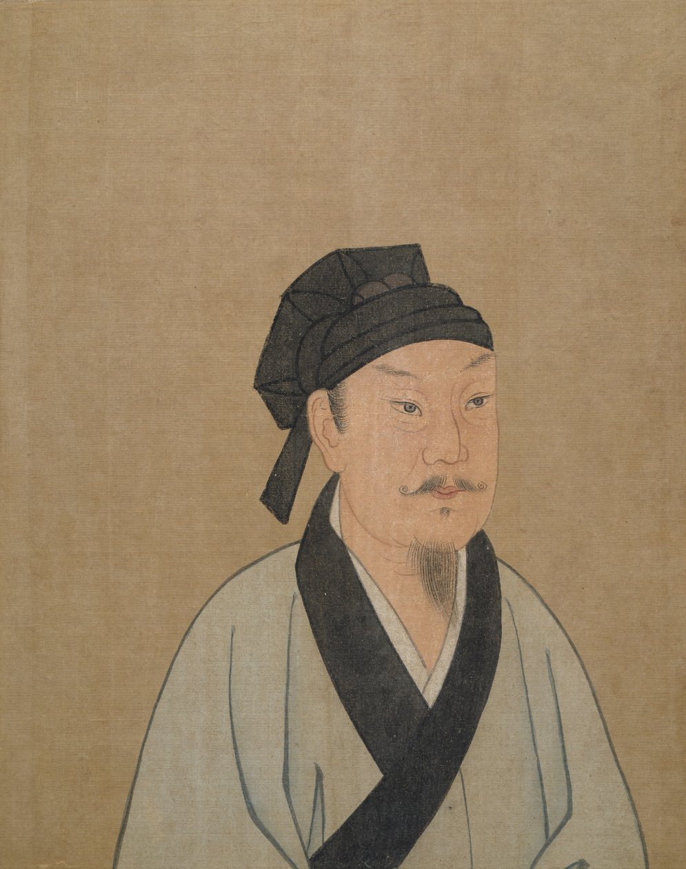 紳士の肖像 作： 無名の画家