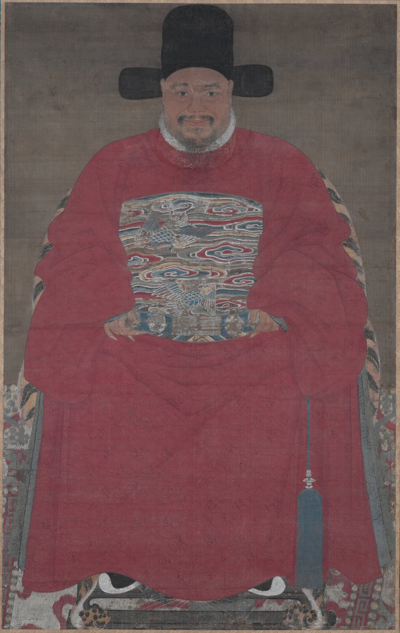 役人の肖像 作： 無名の画家