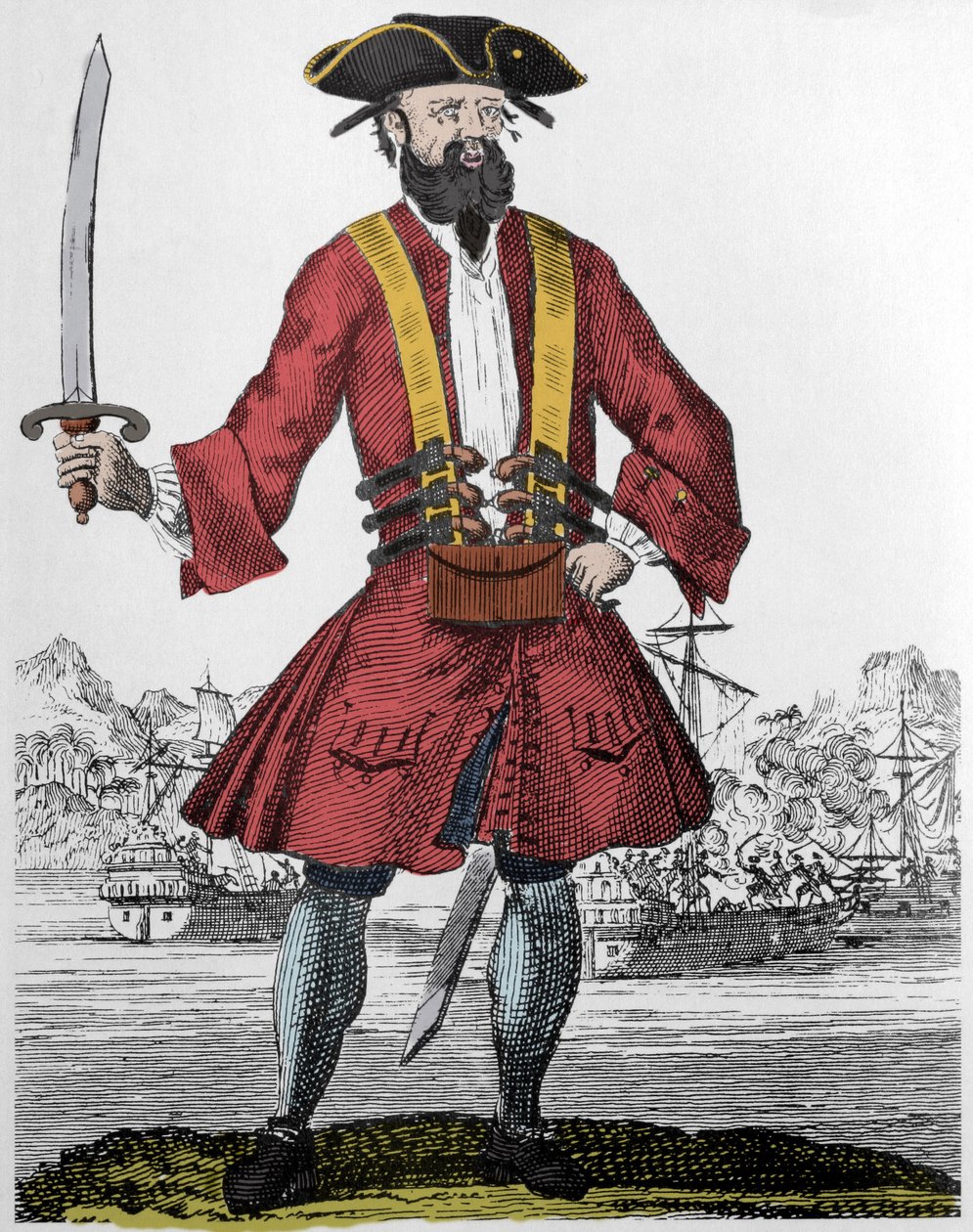 海賊エドワード・ティーチ・ディット・バルベノワール（黒ひげまたは黒