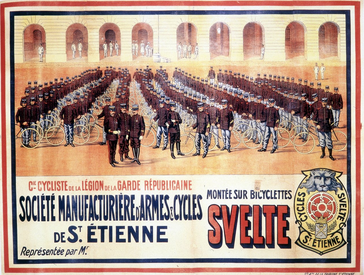 共和国軍団の自転車会社の発表。Société manufacturière d