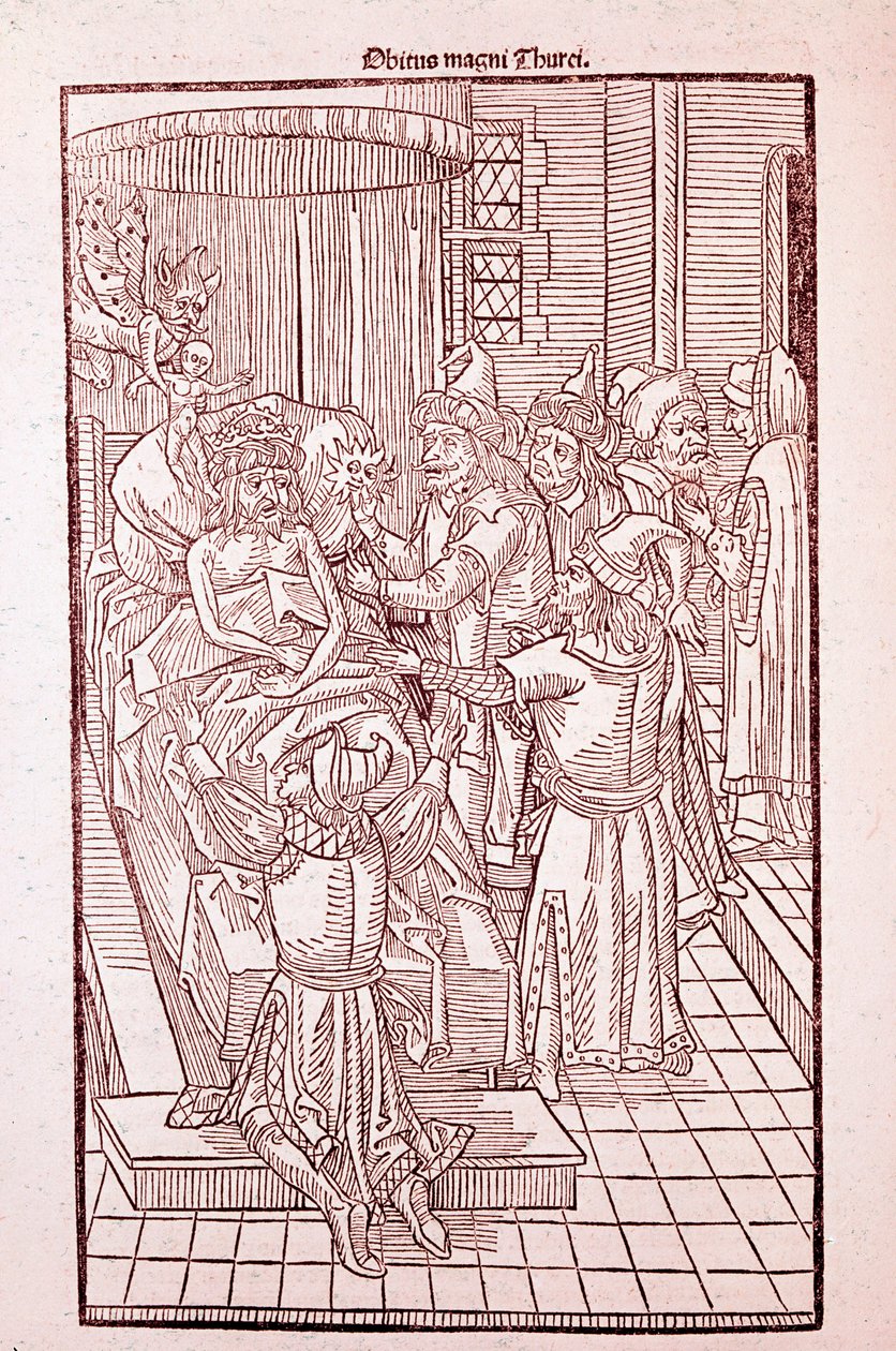 1481年のスルタン・メフメト2世と思われる（エングレーヴィング 作： 無名の画家