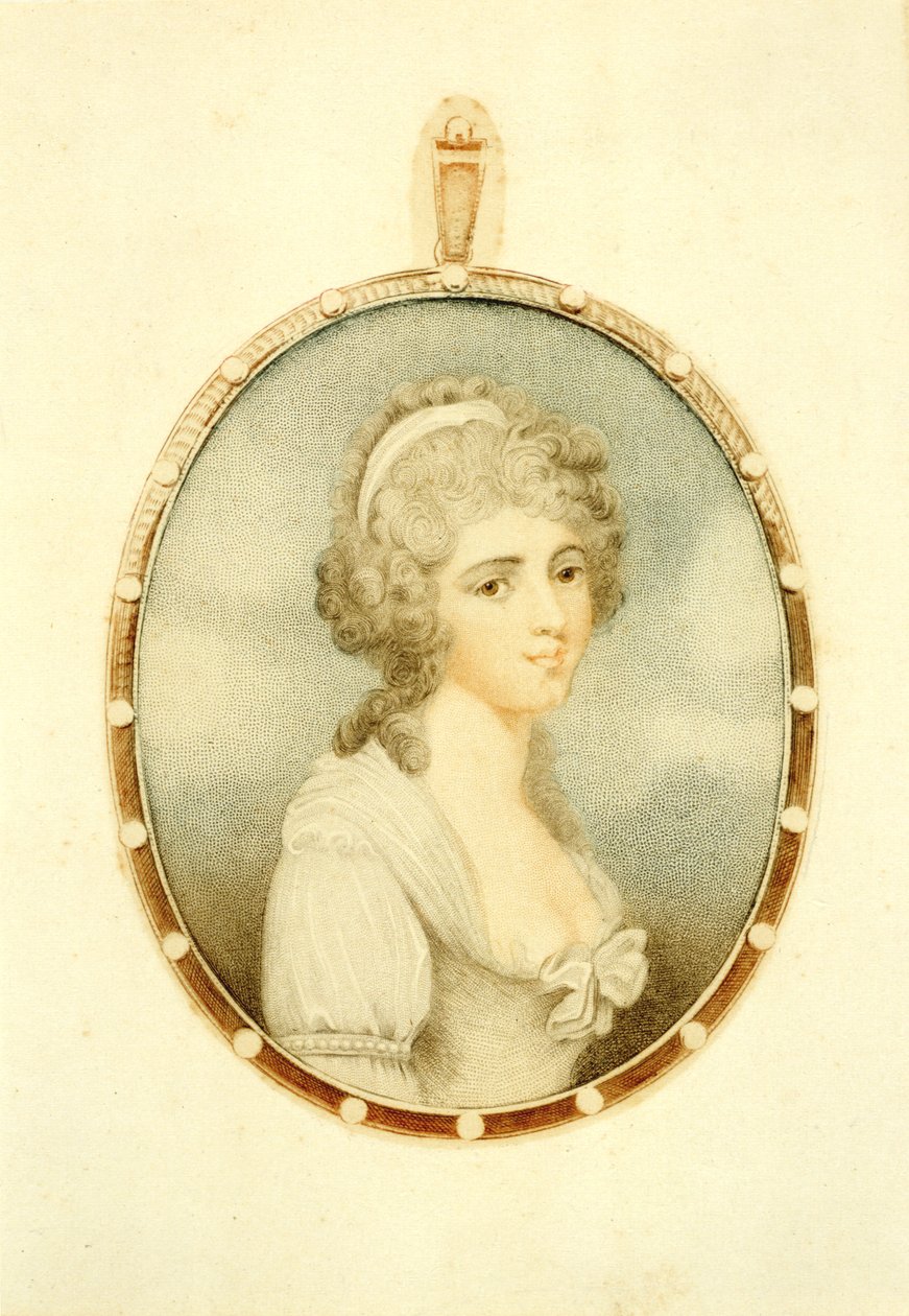 STORACE, Ann (Nancy) (1765-1817) イギリスのソプラノ歌手 作： 無名の画家