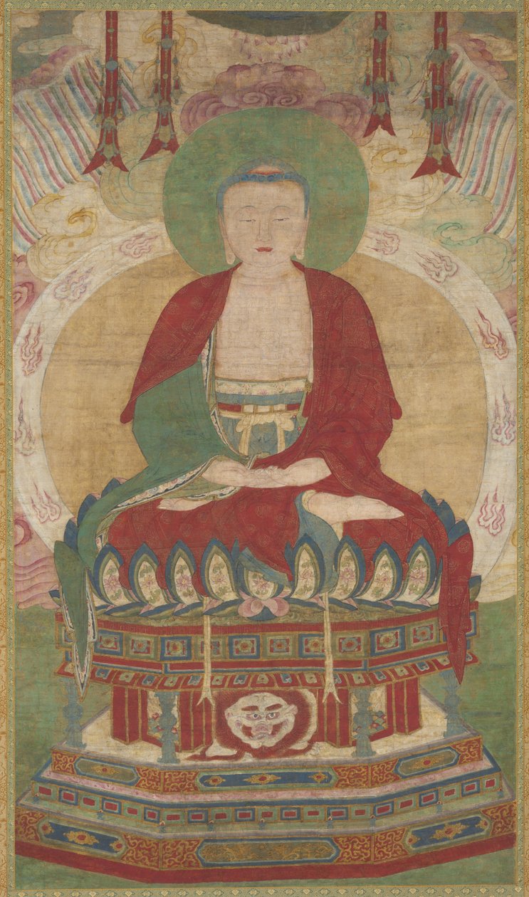 阿弥陀坐像 作： 無名の画家