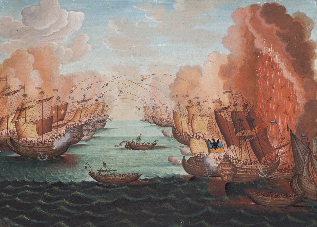 海戦 作： 無名の画家