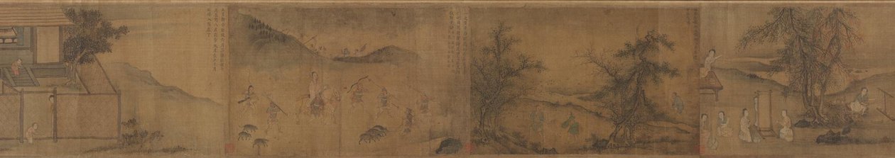 ビンフェン頌歌より「七月」 作： 無名の画家