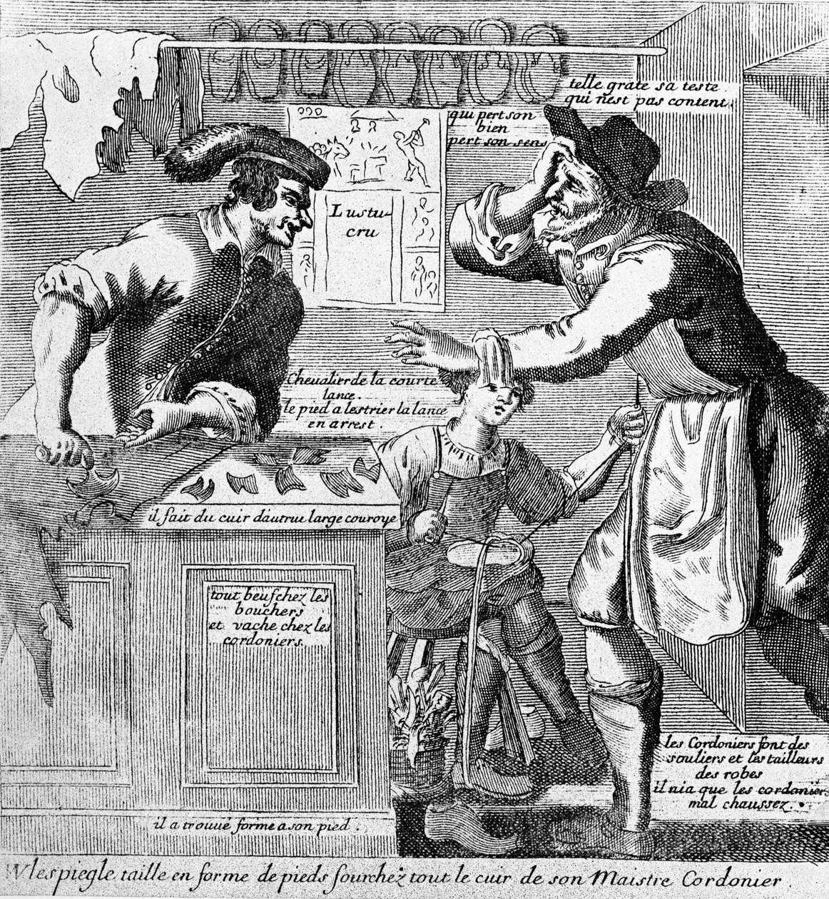 シューメーカー - 1782 - Musee Carnavalet. 作： 無名の画家