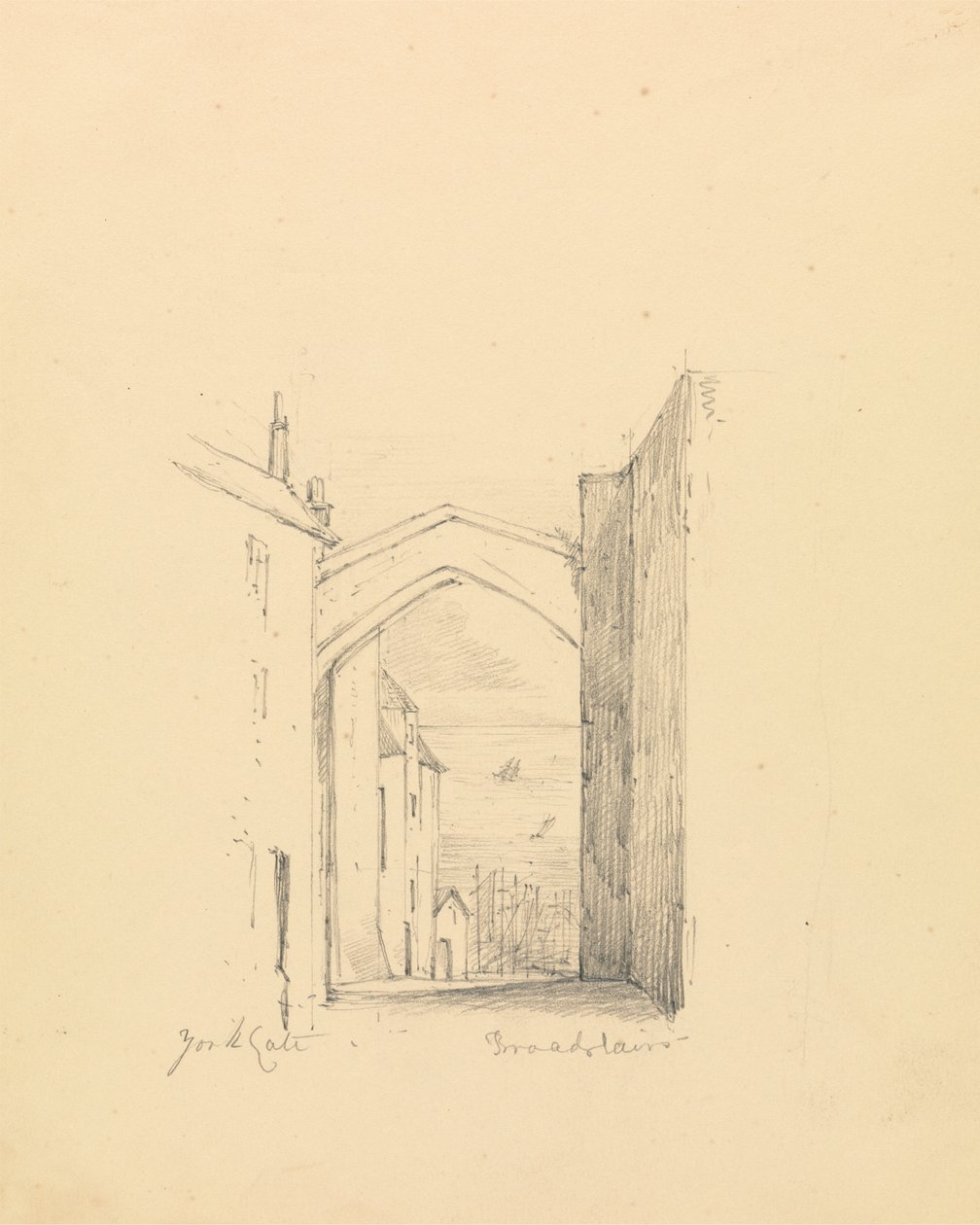 Esboço do Portão de York 作： 無名の画家