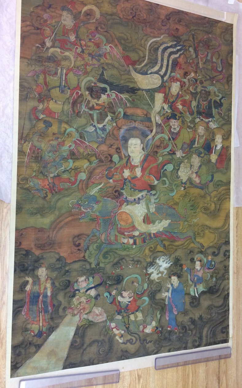 道教の雷神とその一行 作： 無名の画家