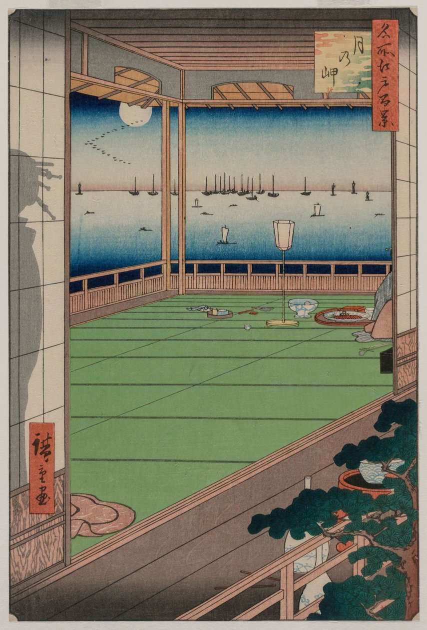 名所江戸百景 観月岬 作： 無名の画家