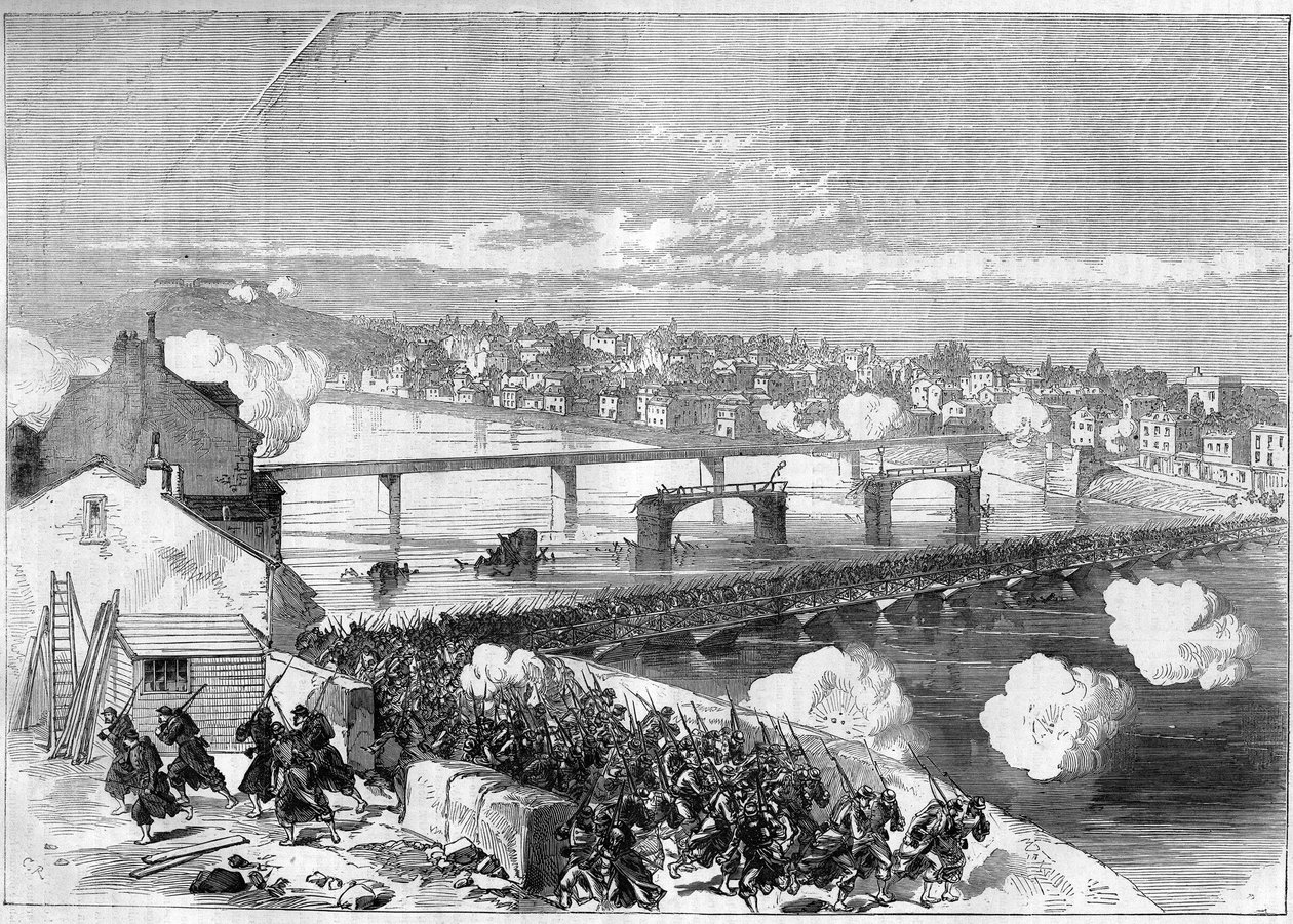 1871年、パリ・コミューンが勃発。4月17日 作： 無名の画家