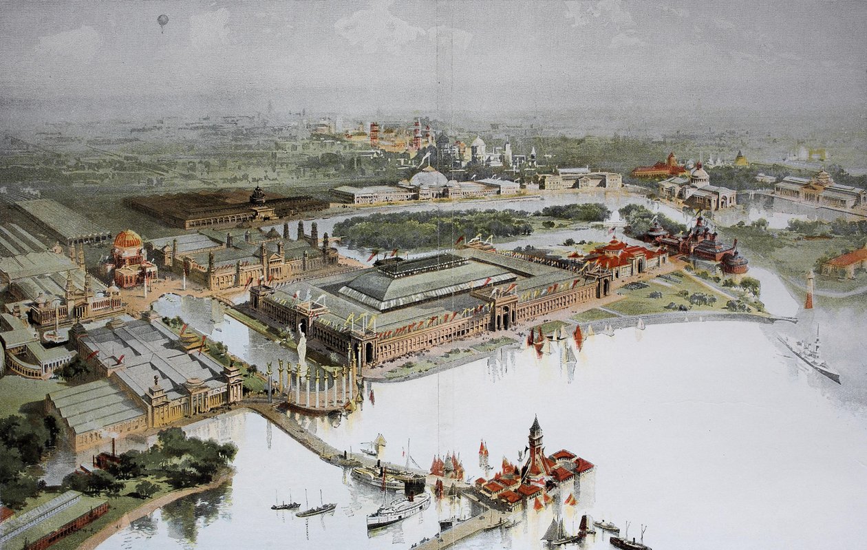 万国博覧会、シカゴ万国博覧会、シカゴ コロンビア博覧会 作： 無名の画家