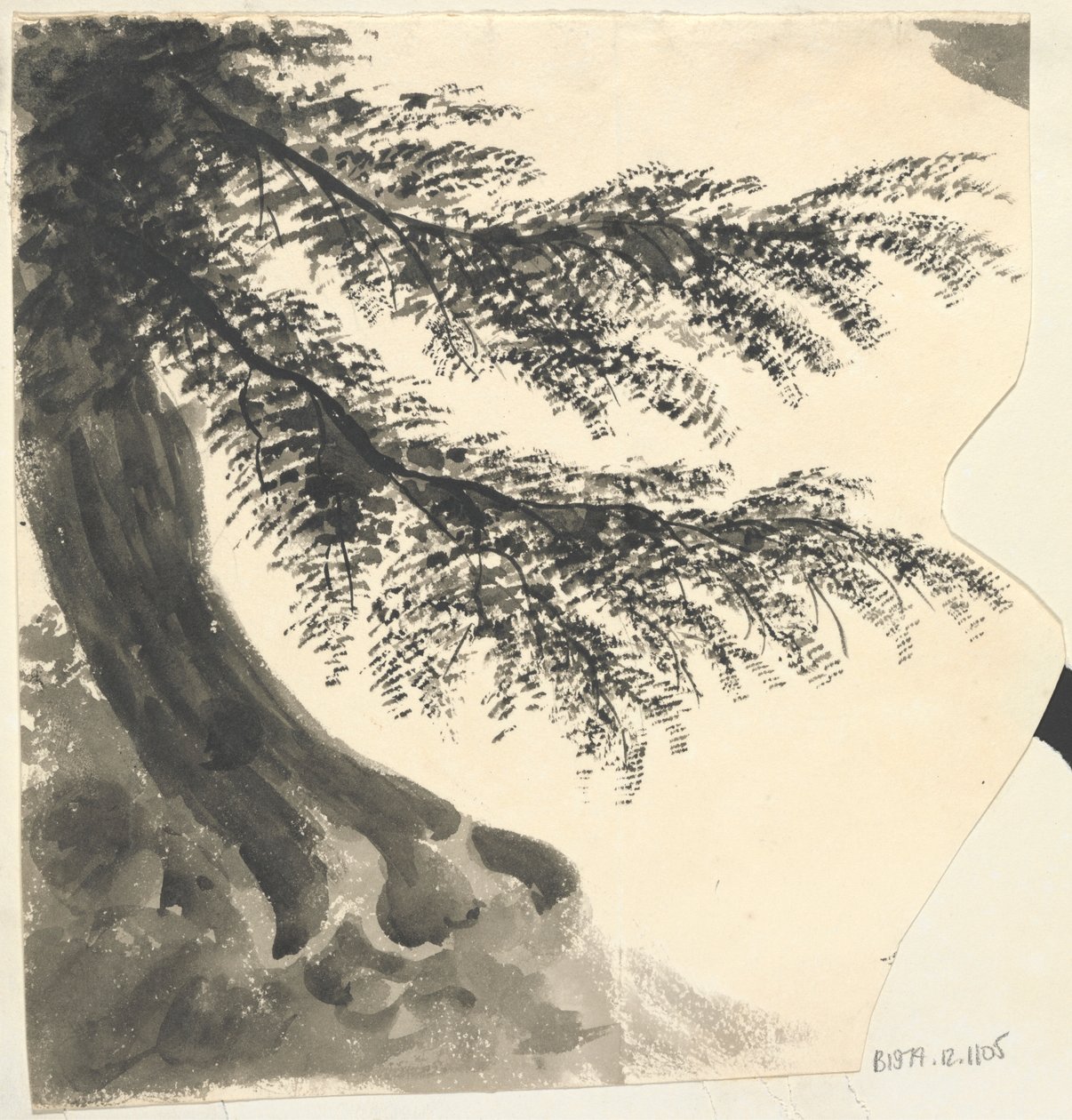 木 作： 無名の画家