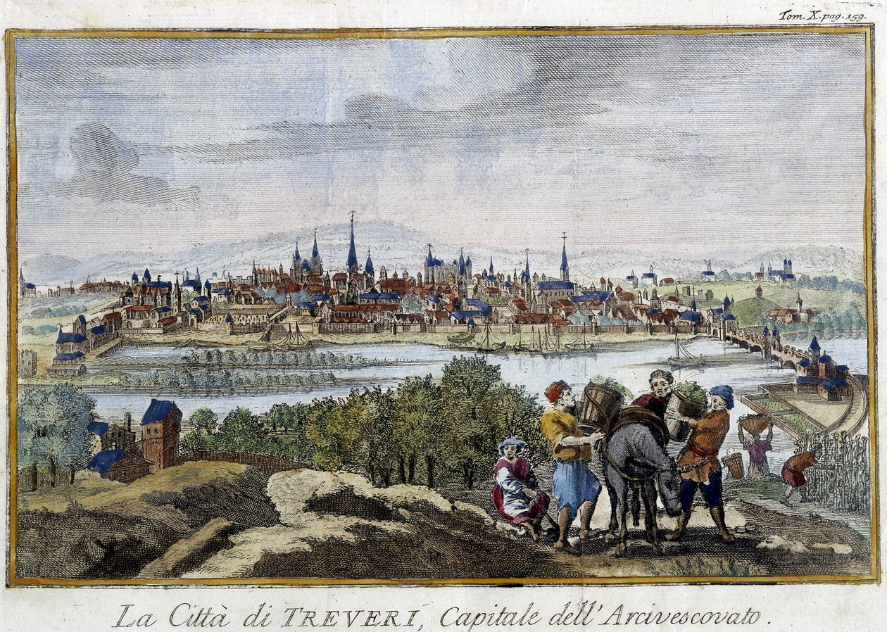 1790年頃のトリアー 作： 無名の画家