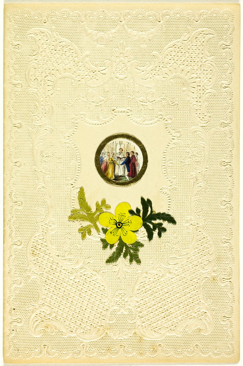 題名のないバレンタイン（結婚式のシーン） 作： 無名の画家
