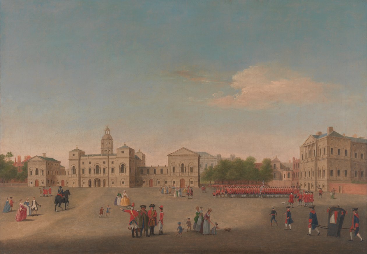 Vista de Horse Guards e Whitehall 作： 無名の画家