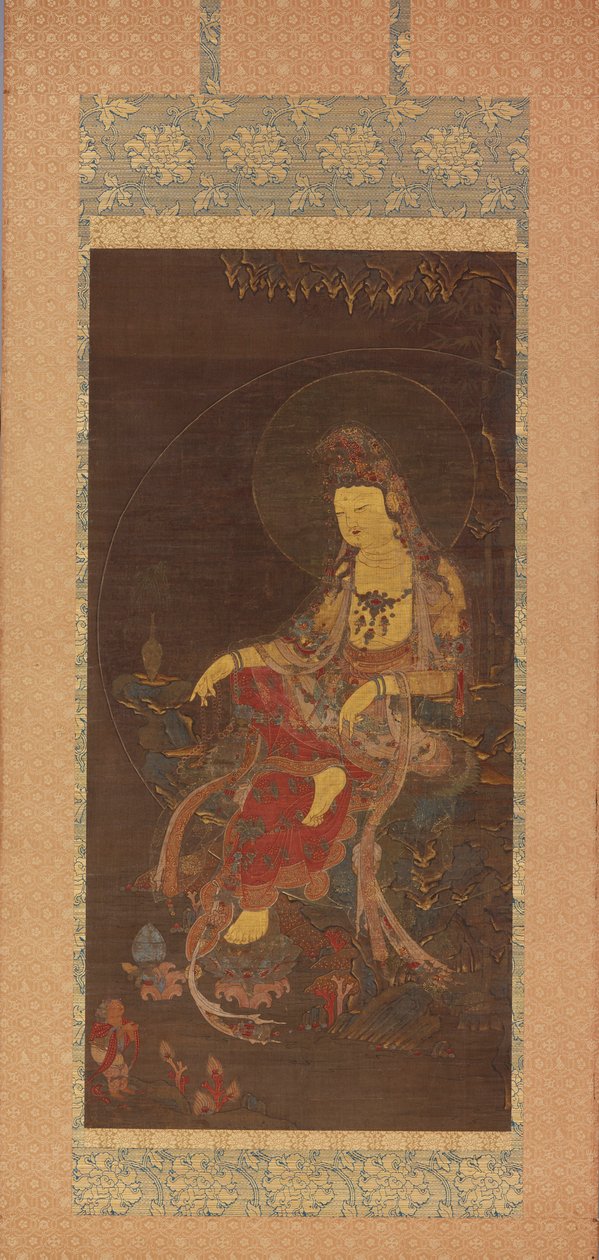 水月観音菩薩（水月観音菩薩） 作： 無名の画家