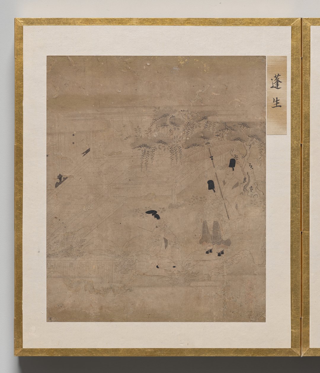 源氏物語挿画帖よもぎパッチ 作： 無名の画家