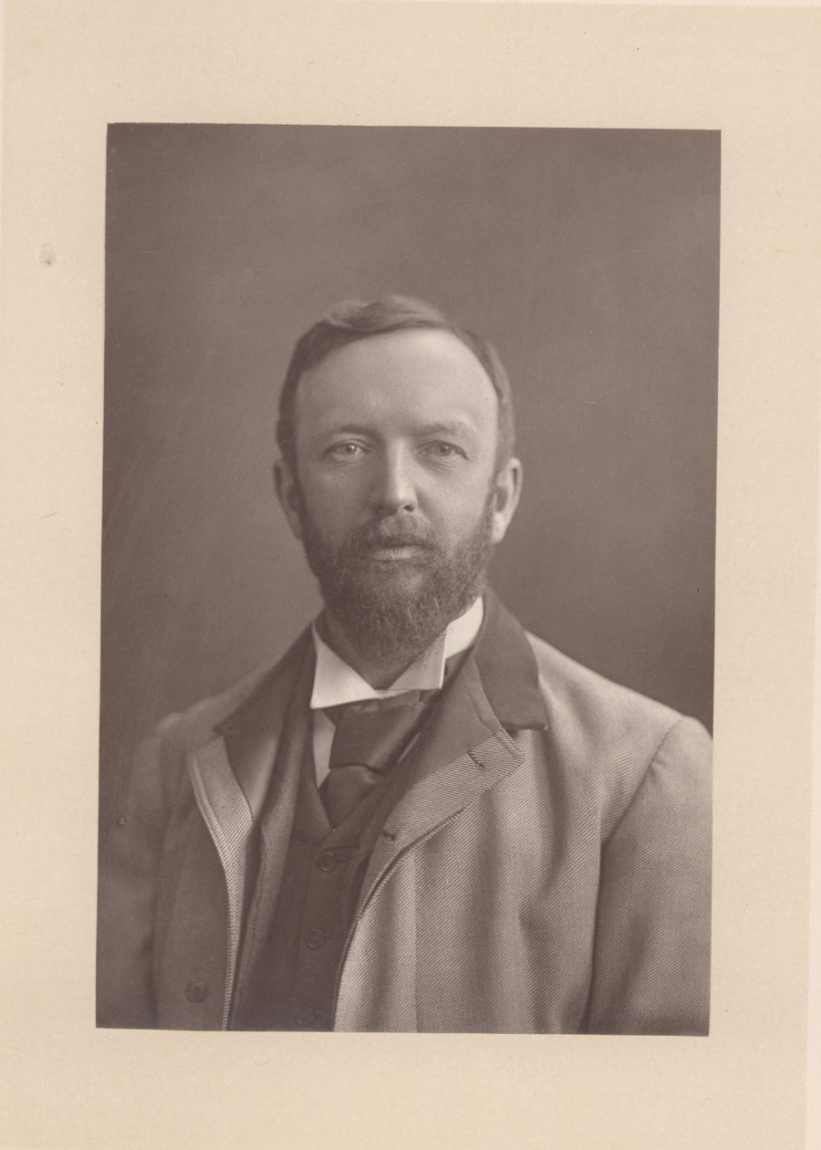 ヘンリー・アーサー・ジョーンズ（1851～1929）イギリスの劇作家（モノクロ写真） 作： 未知の写真家