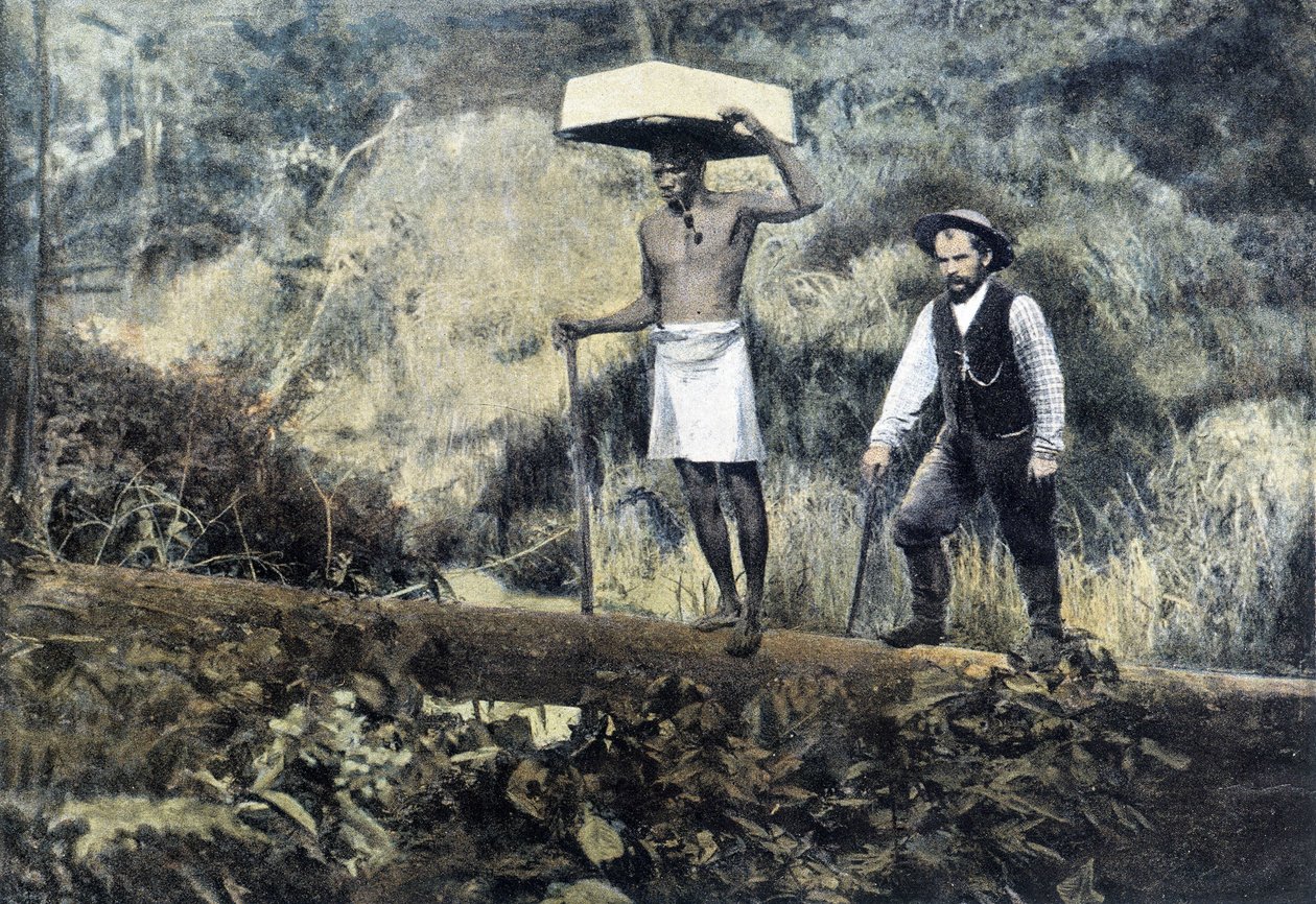 Kentzer: gold seeker and its bearer - 写真、19世紀後半 作： 未知の写真家