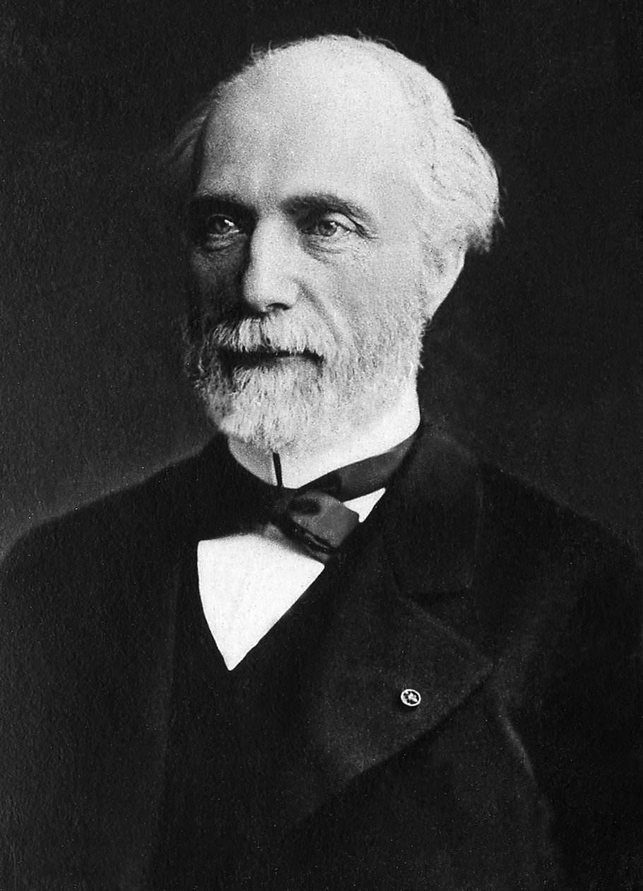 ルイ・シャルル・ド・ソールス・ド・フレシネ（1828-1923）、鉱山技師、物理学者、1890年に選出された学者。 作： 未知の写真家