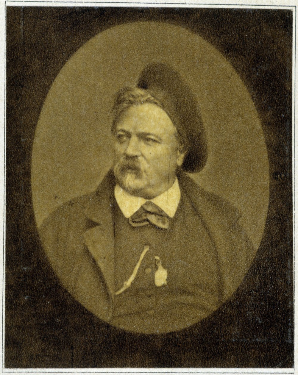 1887年、アルフレッド・グレヴァン（1827-1892）の肖像。 作： 未知の写真家
