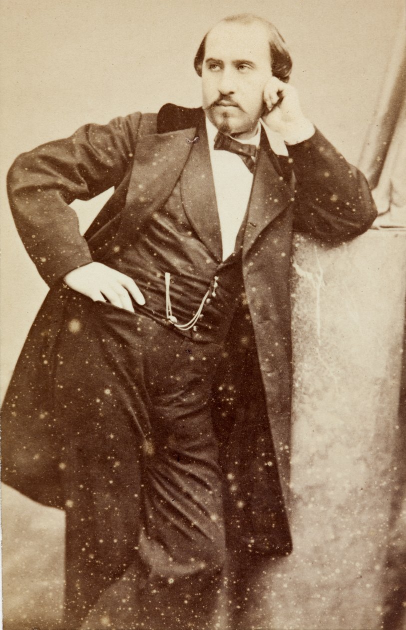 ガブリエル・フォーレの肖像、1860年頃（モノクロ写真） 作： 未知の写真家