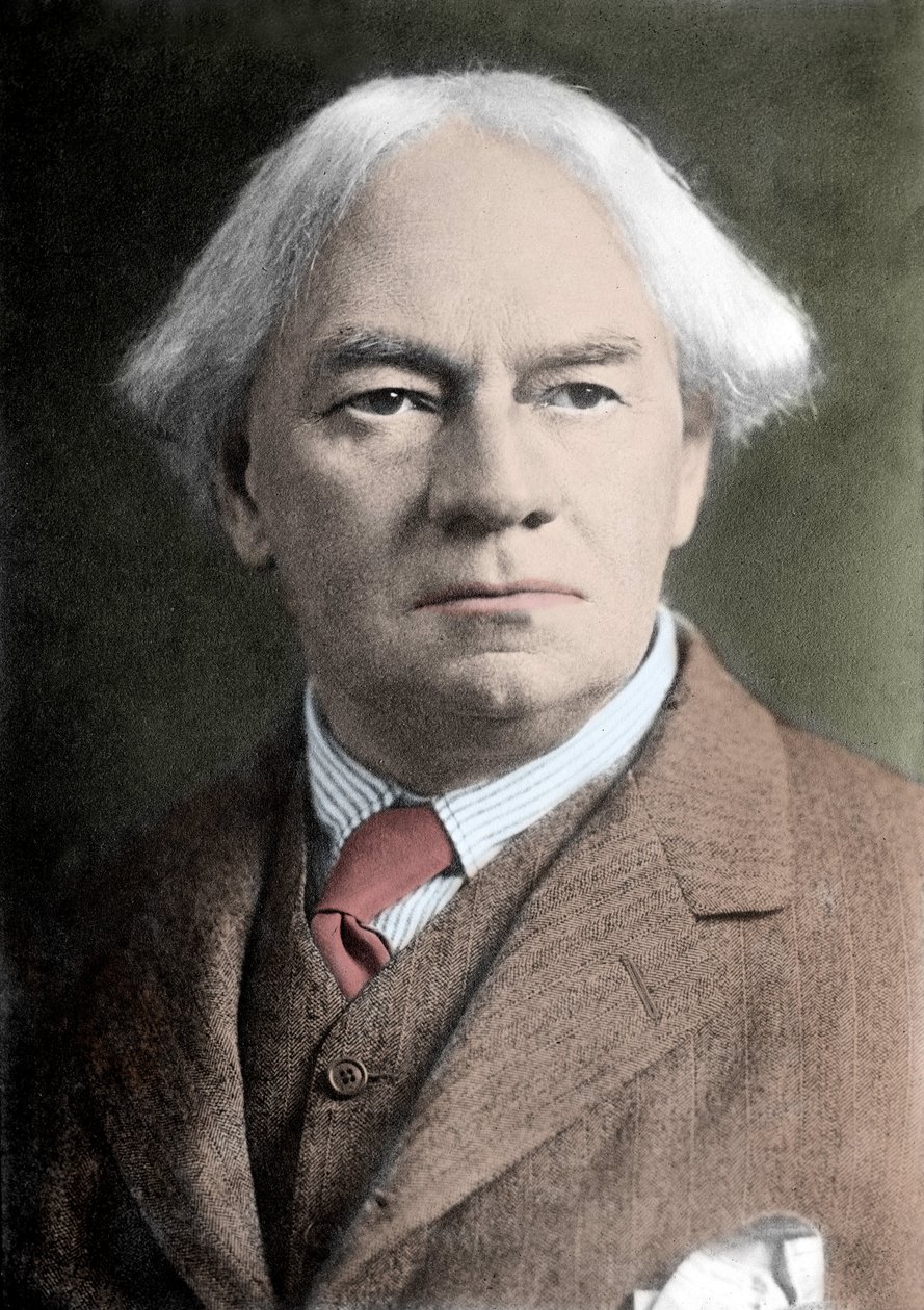 ジェローム・K・ジェロームまたはジェローム・クラプカ・ジェローム 英国の作家（1859-1927）の肖像。 作： 未知の写真家
