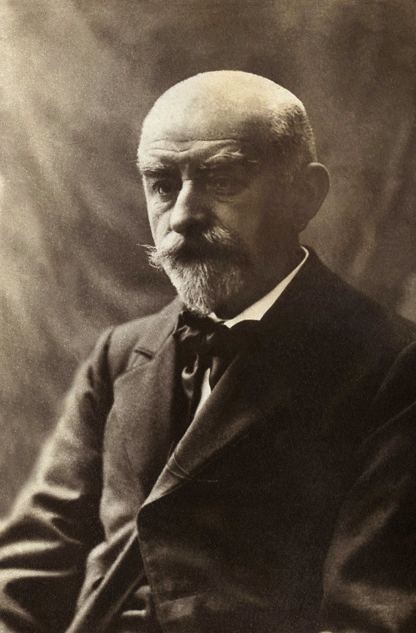 Joris Karl Huysmans (1848-1907), 作家、文芸批評家の肖像。写真、19世紀後半。 作： 未知の写真家