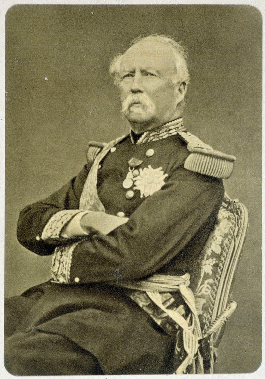 1865年から1875年にかけてのマック・マホンの肖像。 作： 未知の写真家
