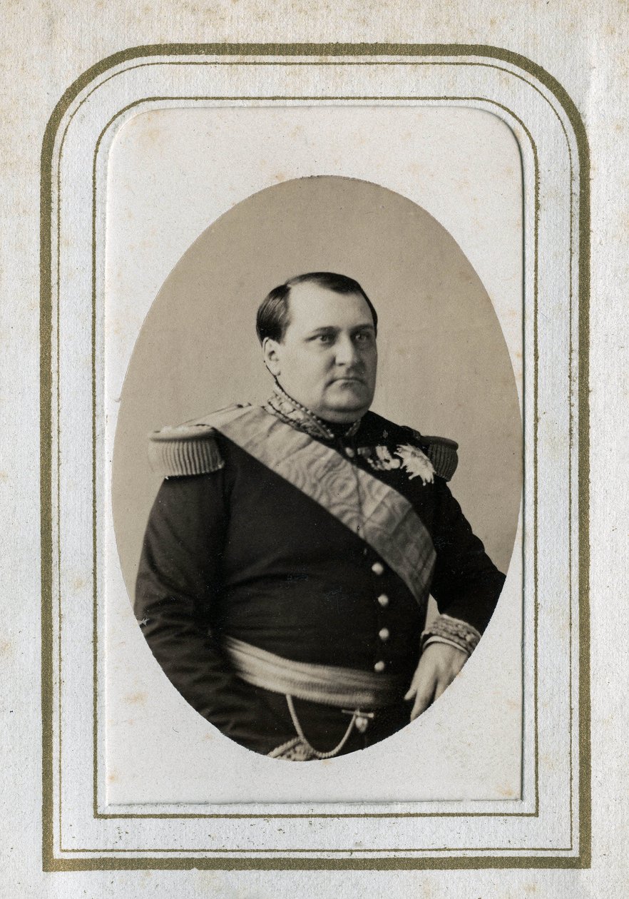 ナポレオン・ジェローム（Napoleon-Jerome）・ボナパルト（1822-1891）の肖像。 作： 未知の写真家