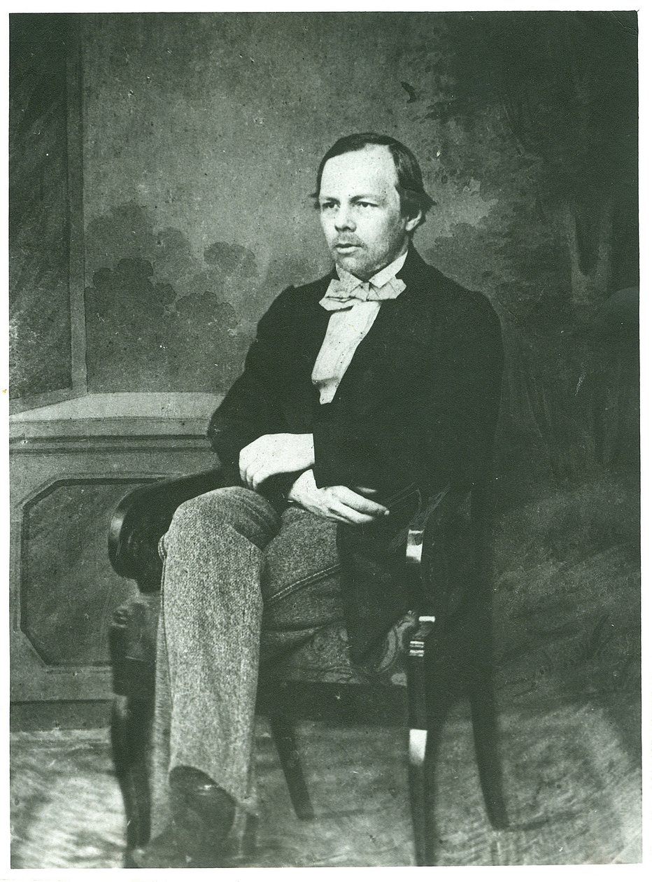 作家フョードル・ミハイロビッチ・ドストエフスキー（1821-1881）の肖像、匿名 作： 未知の写真家