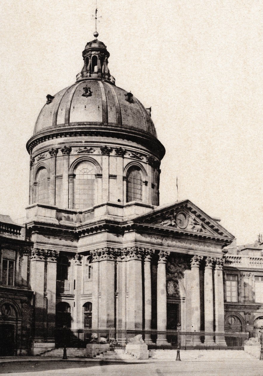 フランス学士院（1662-1688）（カトレ・ナシオン大学 作： 未知の写真家