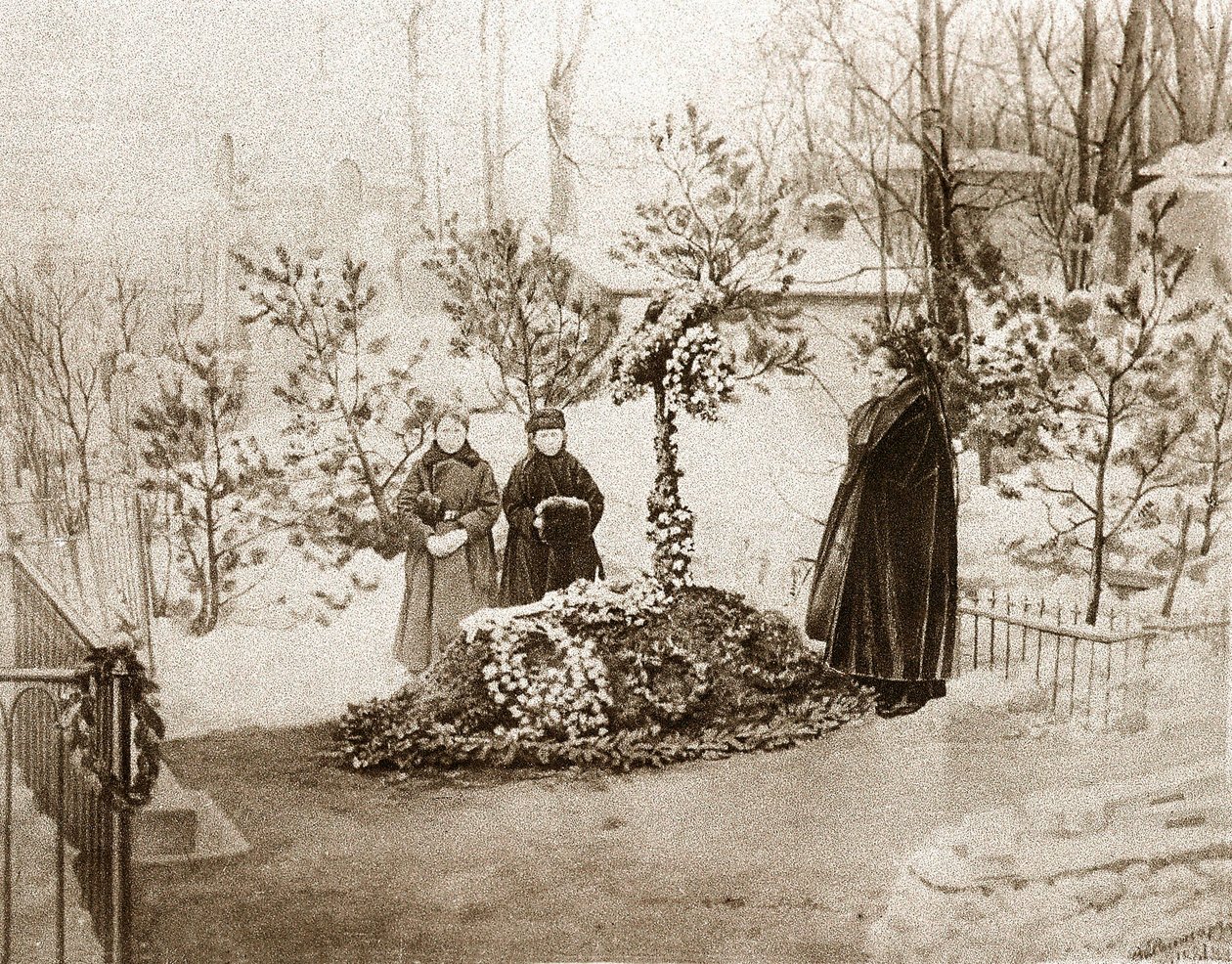 ロシアの作家フェドル・ドストエフスキー（DostoevskyまたはDostoevsky）の家族は 作： 未知の写真家