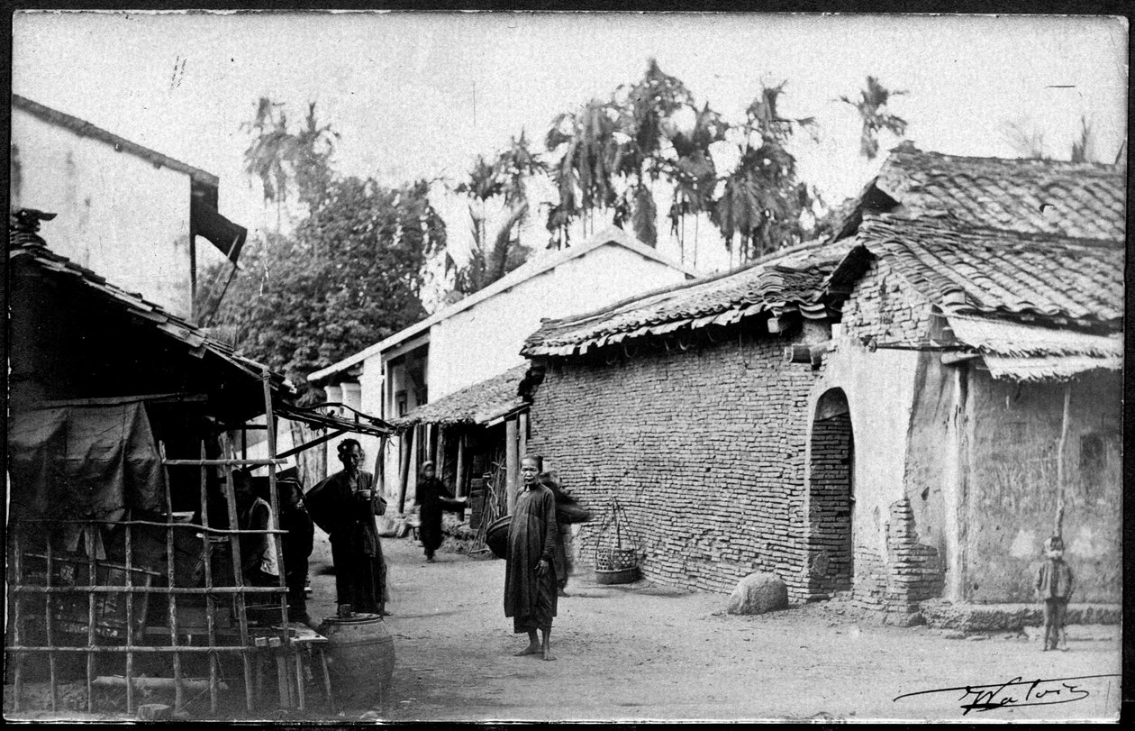 トンキン・ヴィレッジは1890年に設立されました。 作： 未知の写真家