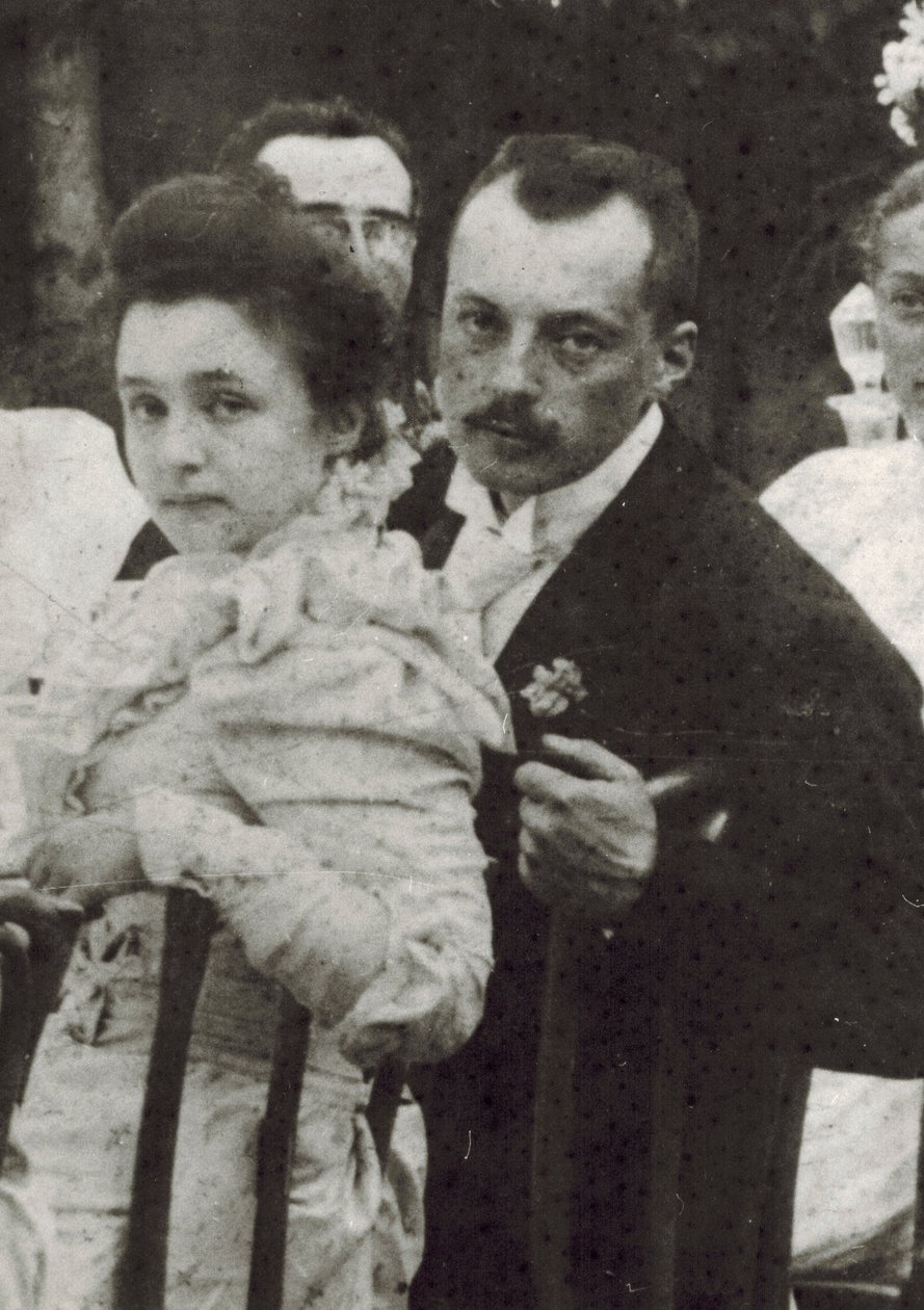 ウラジーミル・ドミトリーヴィチ・ナボコフ（1870-1922）とエレーナ・イワーノヴナ・ルカーヴィシニコヴァ（1876-1939）、匿名。写真 作： 未知の写真家