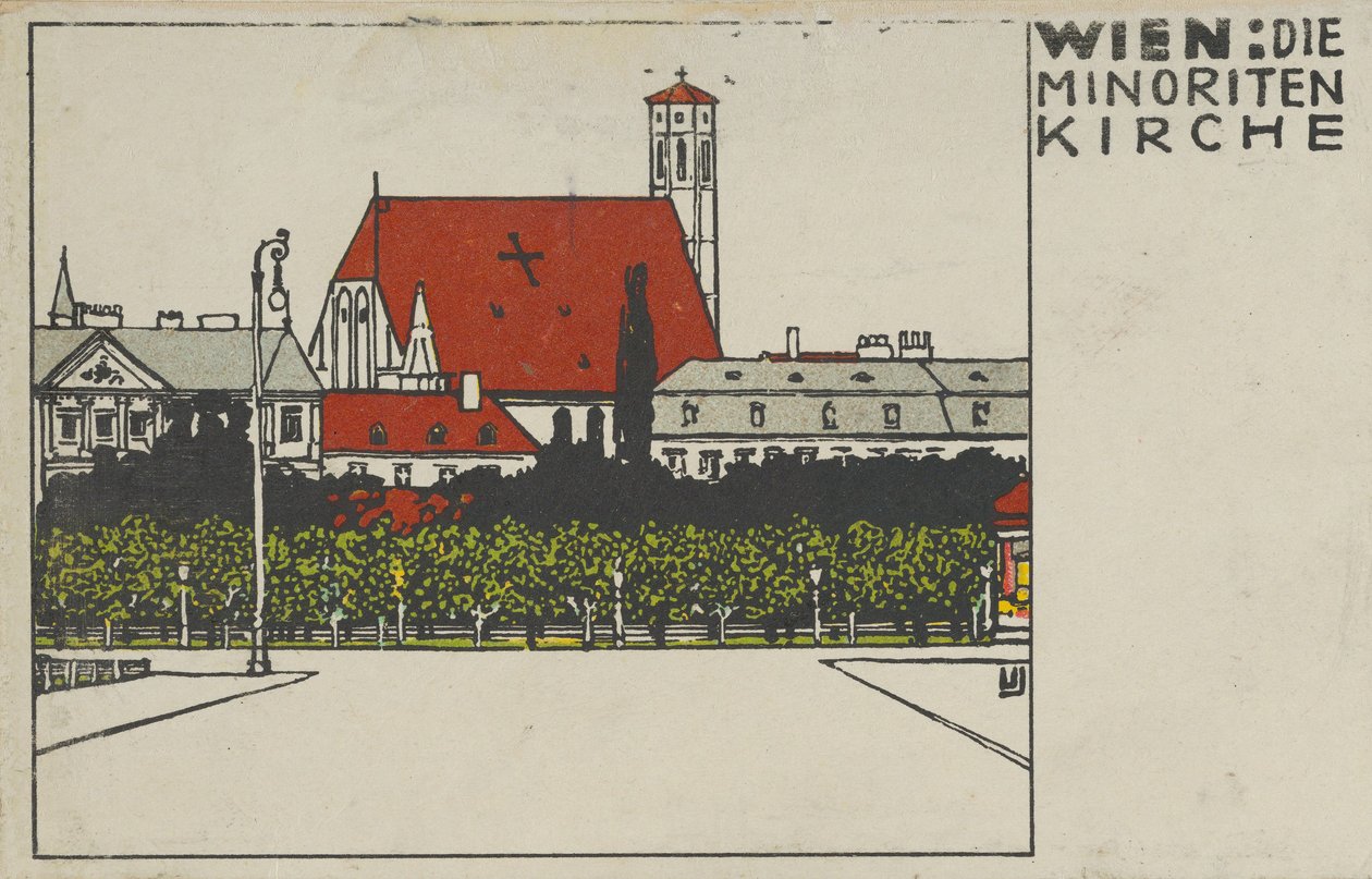 ウィーン: ミノリテ教会 ウィーン: ミノリテ教会, 1908. 作： ウルバン・ヤンケ