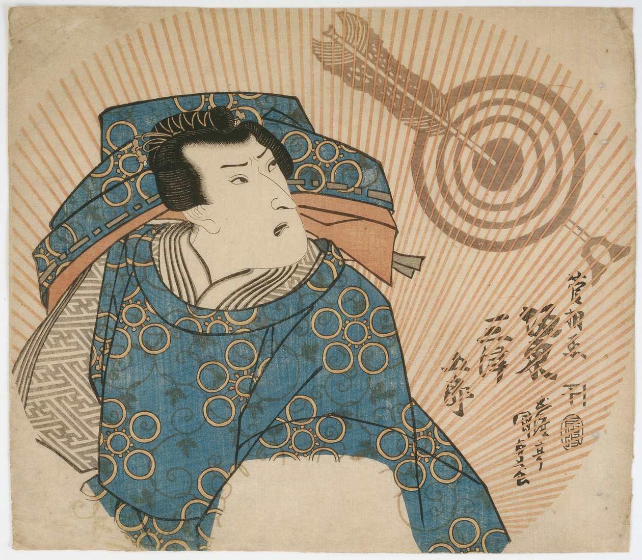 The Actor Bando Mitsugoro IV as Kan Shojo, Edo period, 1832 (colour woodblock print) 作： 歌川国貞