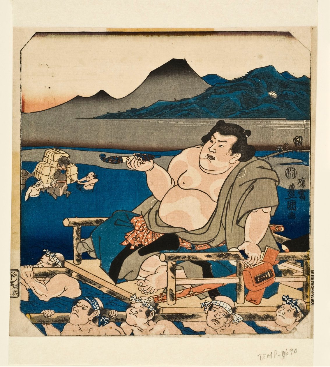 木版画 作： 歌川国貞