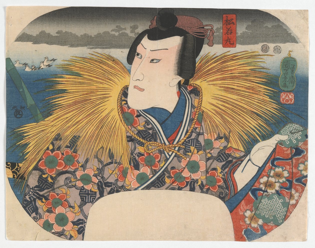 The Actor Ichikawa Danjuro VIII as Matsuwakamaru, Edo period, 1847 (colour woodblock print) 作： 歌川国芳