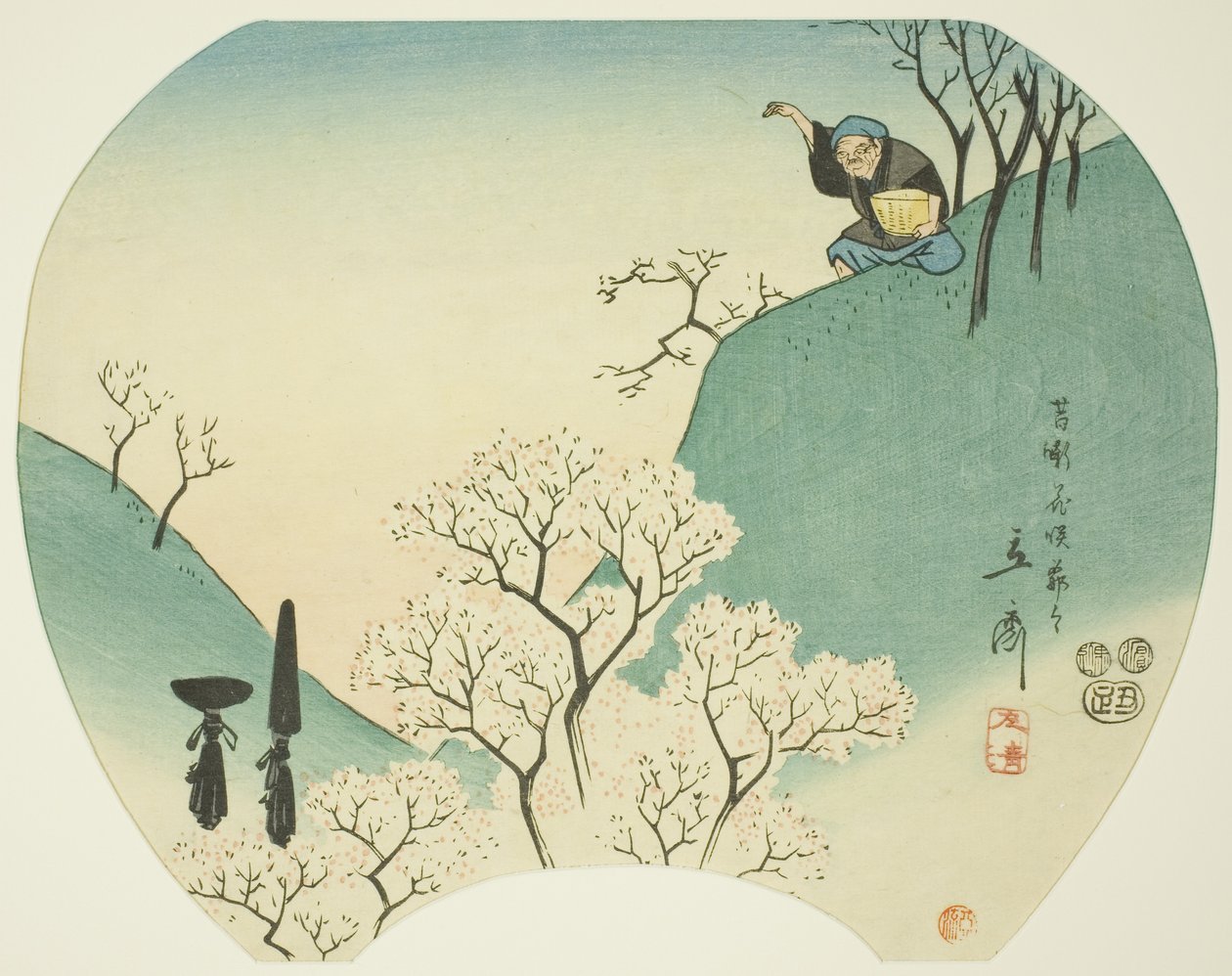 木に花を咲かせた老人の昔話 作： 歌川広重