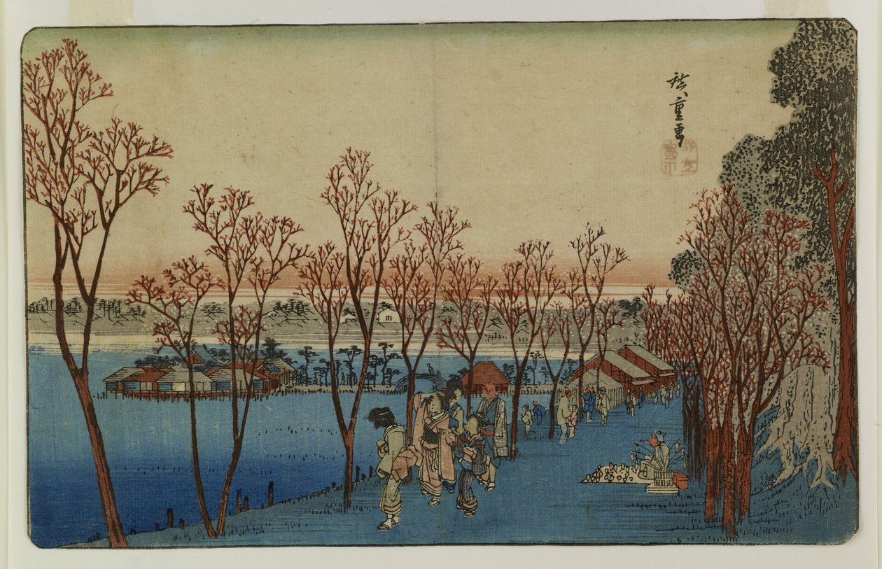 上野不忍池 作： 歌川広重