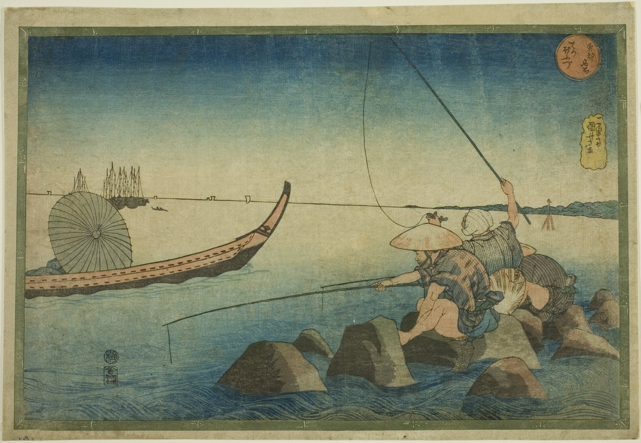「東都名所」より てっぽうず 作： 歌川国芳