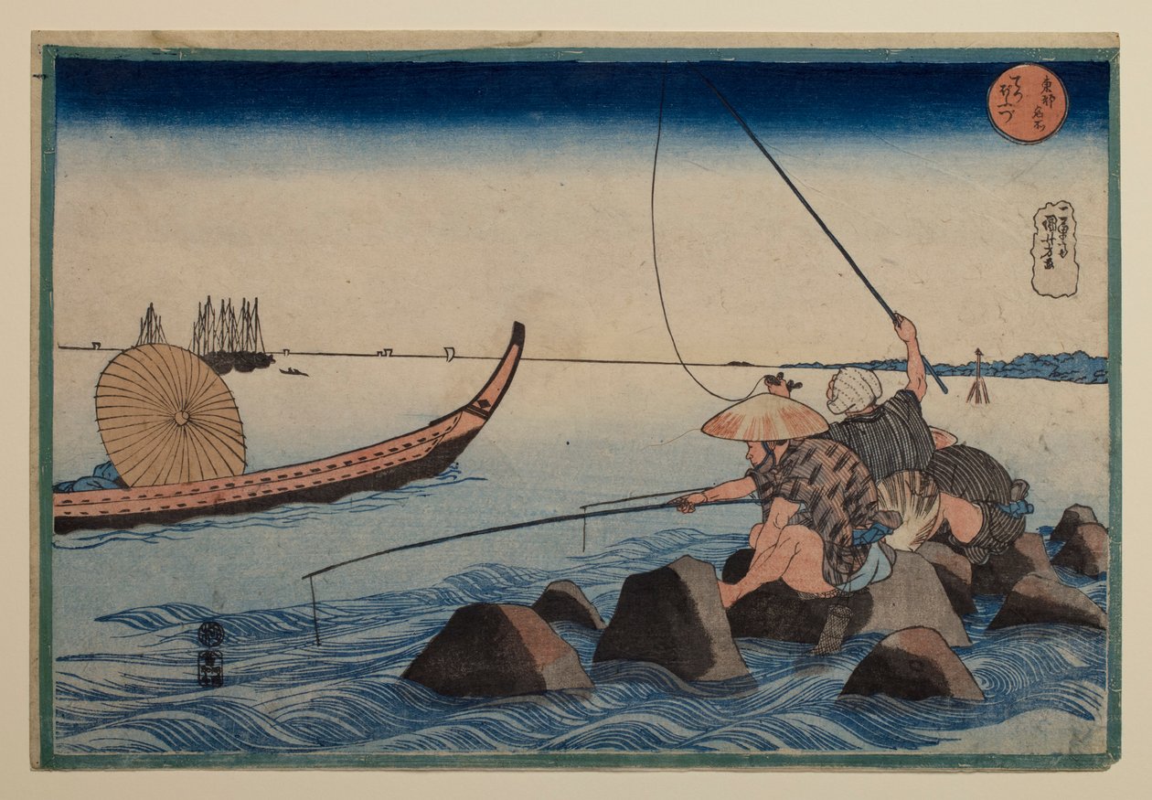 鉄砲洲、「東都名所」より 作： 歌川国芳