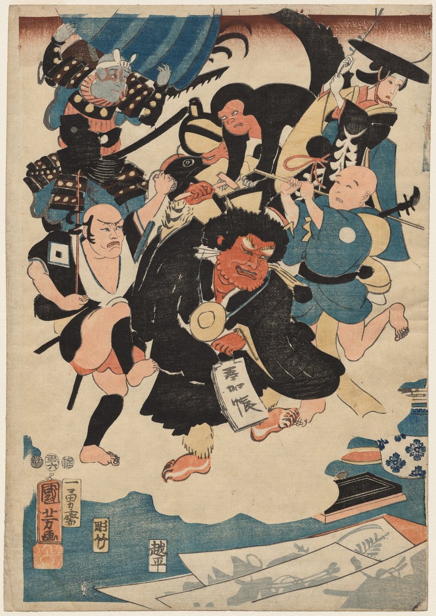 浮世又平の異変と名画 作： 歌川国芳