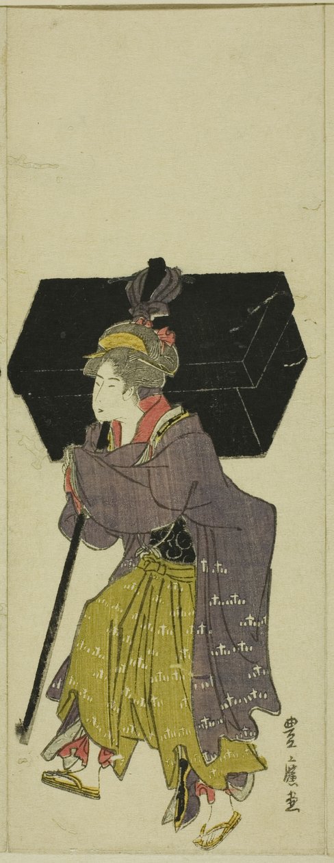 大名行列のパロディ 作： 歌川豊弘