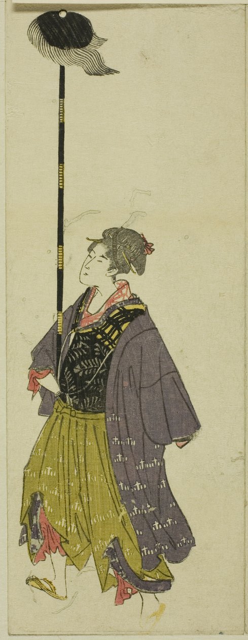 大名行列のパロディ 作： 歌川豊弘
