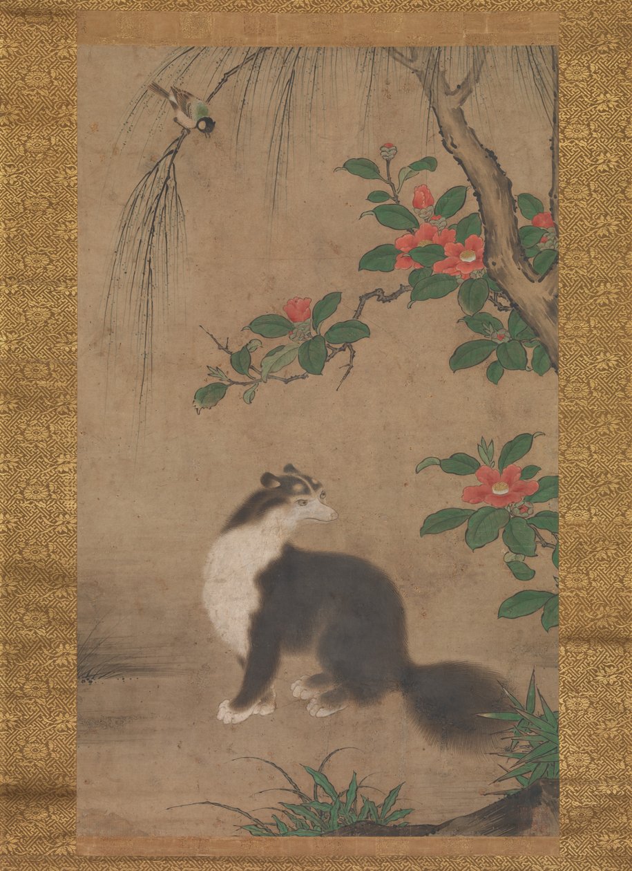 麝香猫（じゃこうねこ） 16世紀後半 作： ウトギョシ