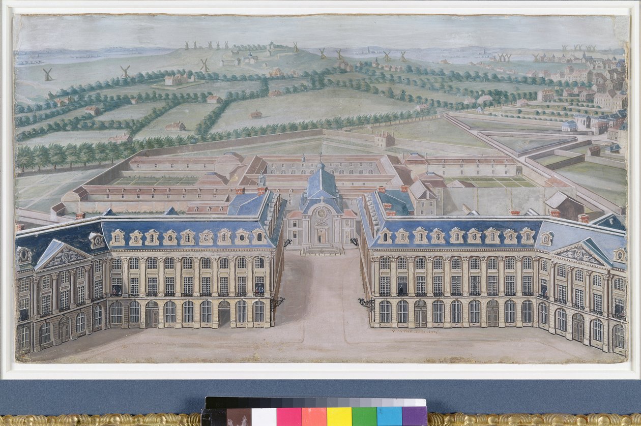 ルイルグランとカプチン修道院、1705年頃 作： V.アンティエ
