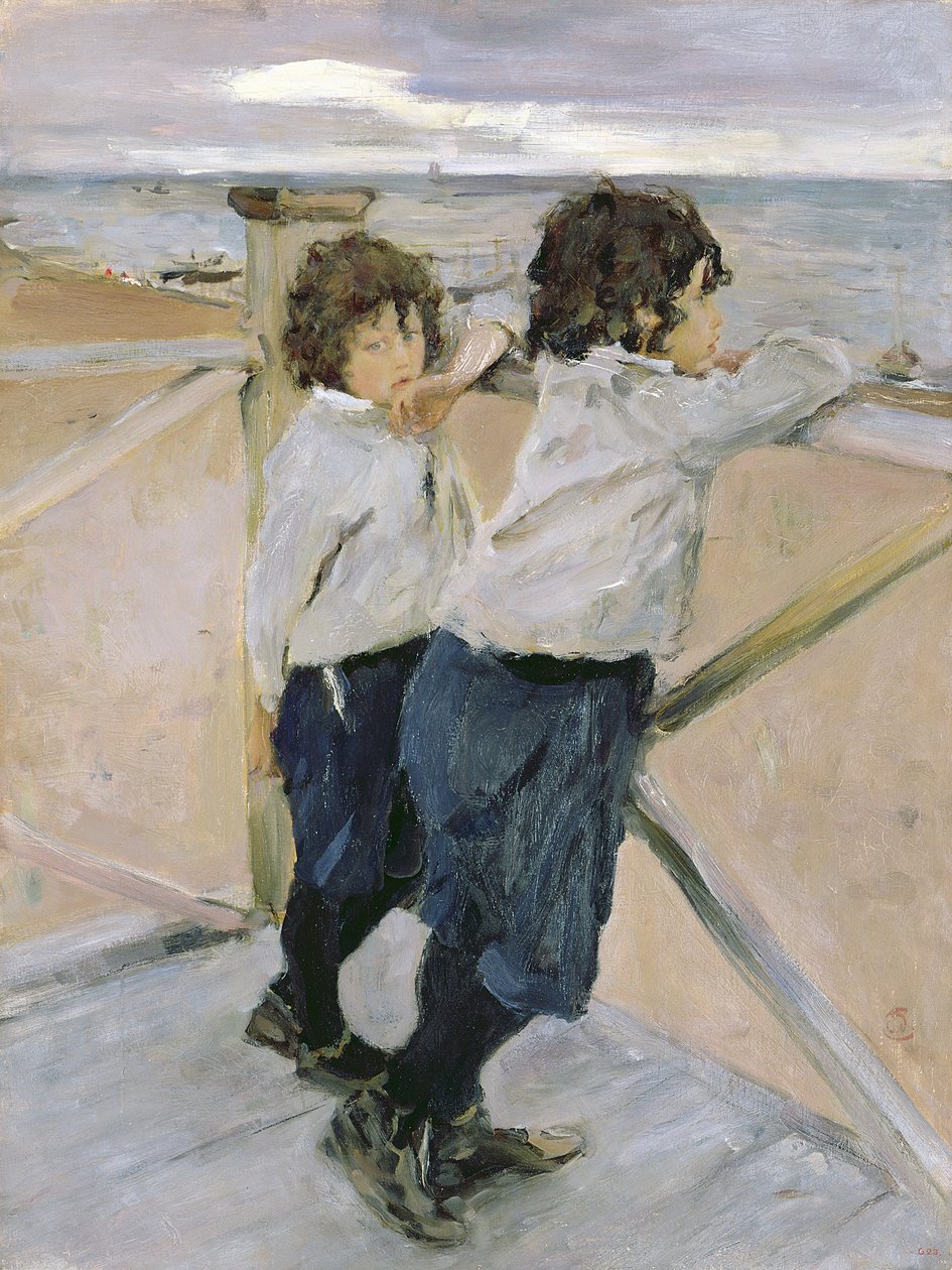 2人の男の子、1899年 作： バレンティン・アレクサンドロビッチ・セロフ
