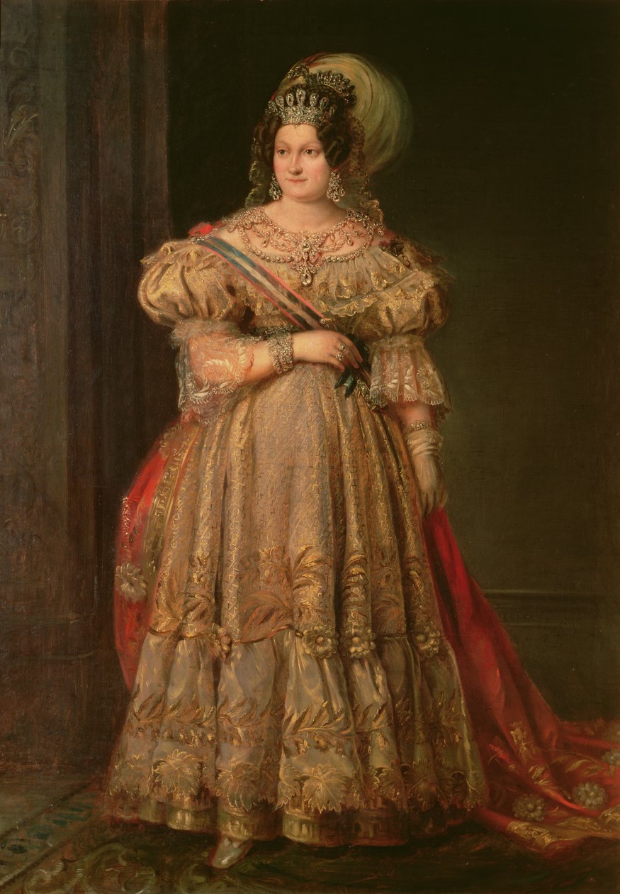 マリアクリスティーナデブルボン（1806〜1878） 作： バレンティンカルデレライソラノ